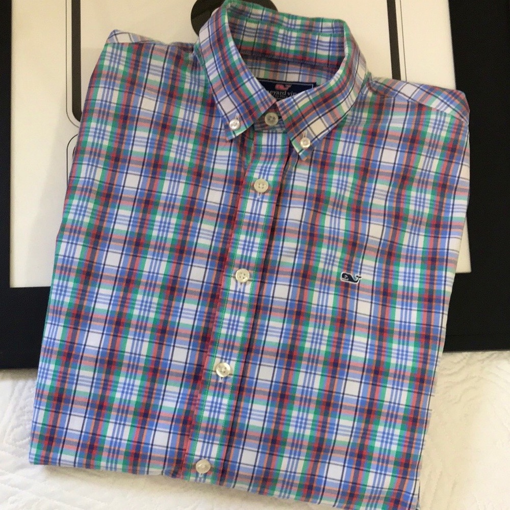 Vineyard Vines Boy’s Whale Button Down